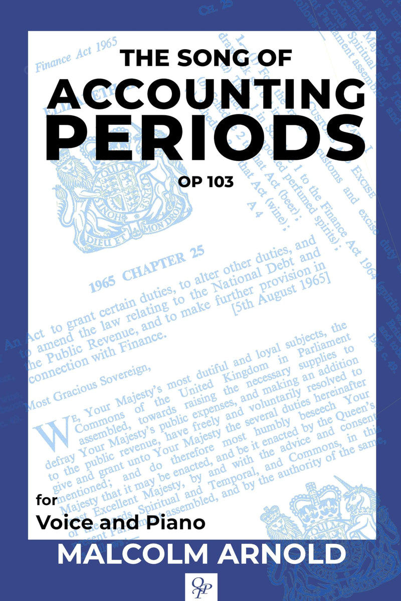Song of Accounting Periods Op. 103 (Piano/Vocal