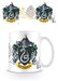 Harry Potter Slytherin and Hogwarts Crest Ceramic Mug in Presentation Box - Official Merchandise