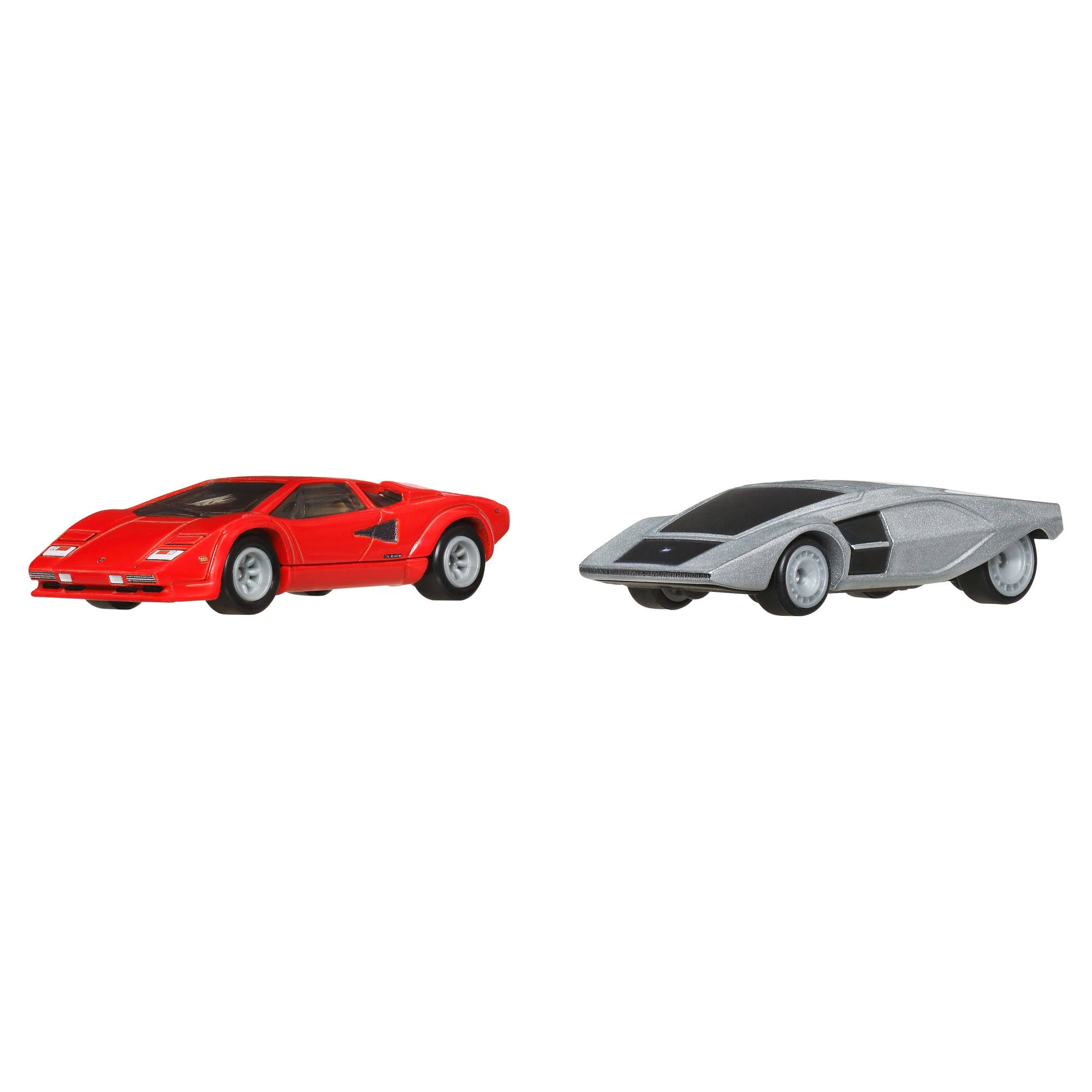 Hot Wheels Premium Car Culture 2-Pack of 1:64 Scale Vehicles, Unique Pairings, Real Riders Tires, Metal/Metal Chassis, Toy for Collectors, JBL02