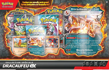 Pokémon : Pokémon TCG Charizard Special Collection (1 Glossy Promo Card, 2 Shiny Cards, 1 Large Lenticular Card and 5 Boosters