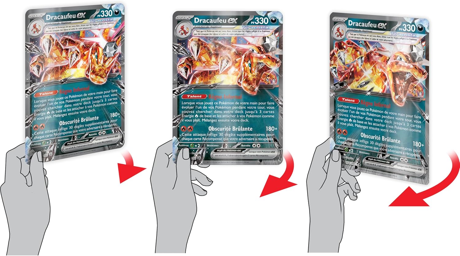 Pokémon : Pokémon TCG Charizard Special Collection (1 Glossy Promo Card, 2 Shiny Cards, 1 Large Lenticular Card and 5 Boosters