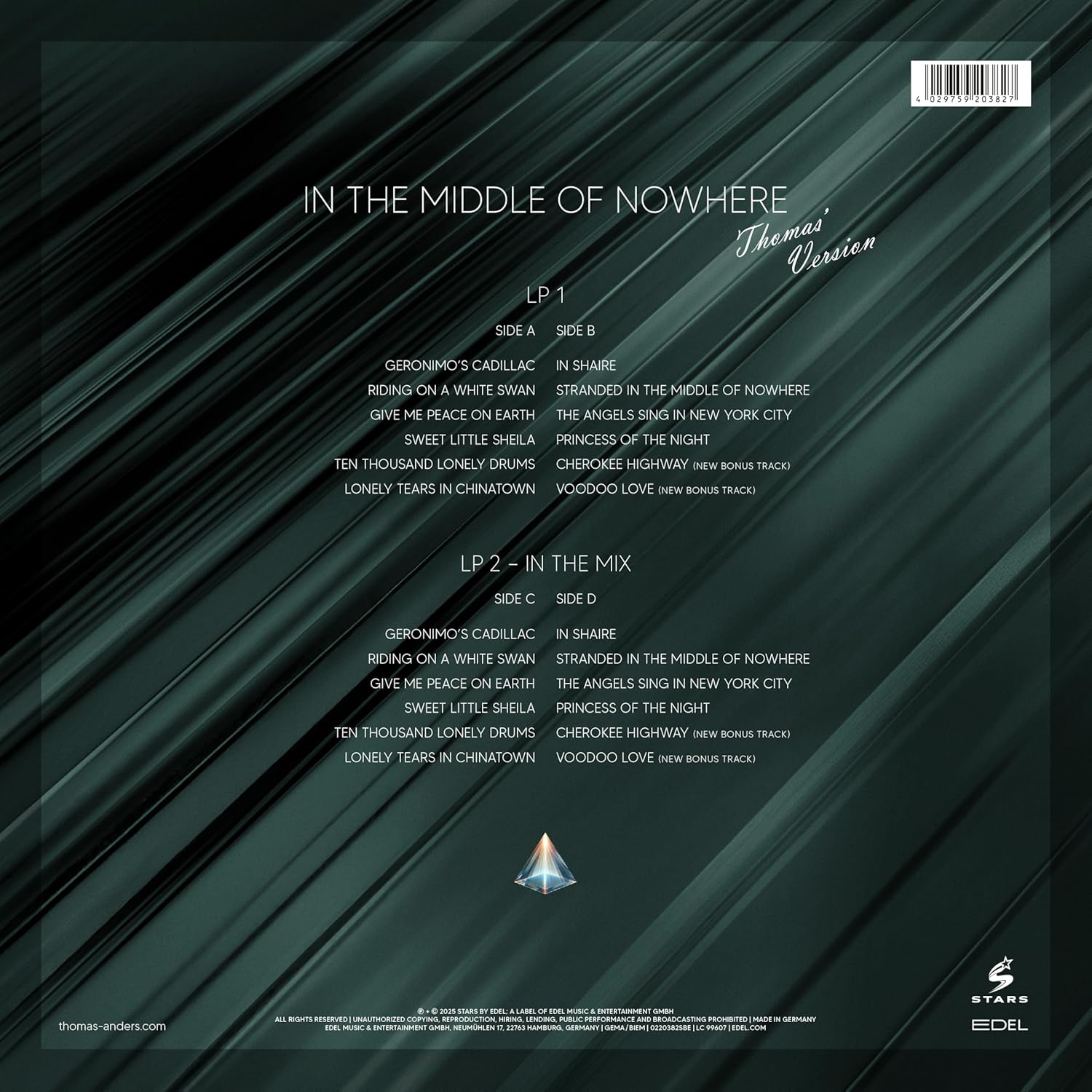 …sings Modern Talking: In the Middle of Nowhere (2LP