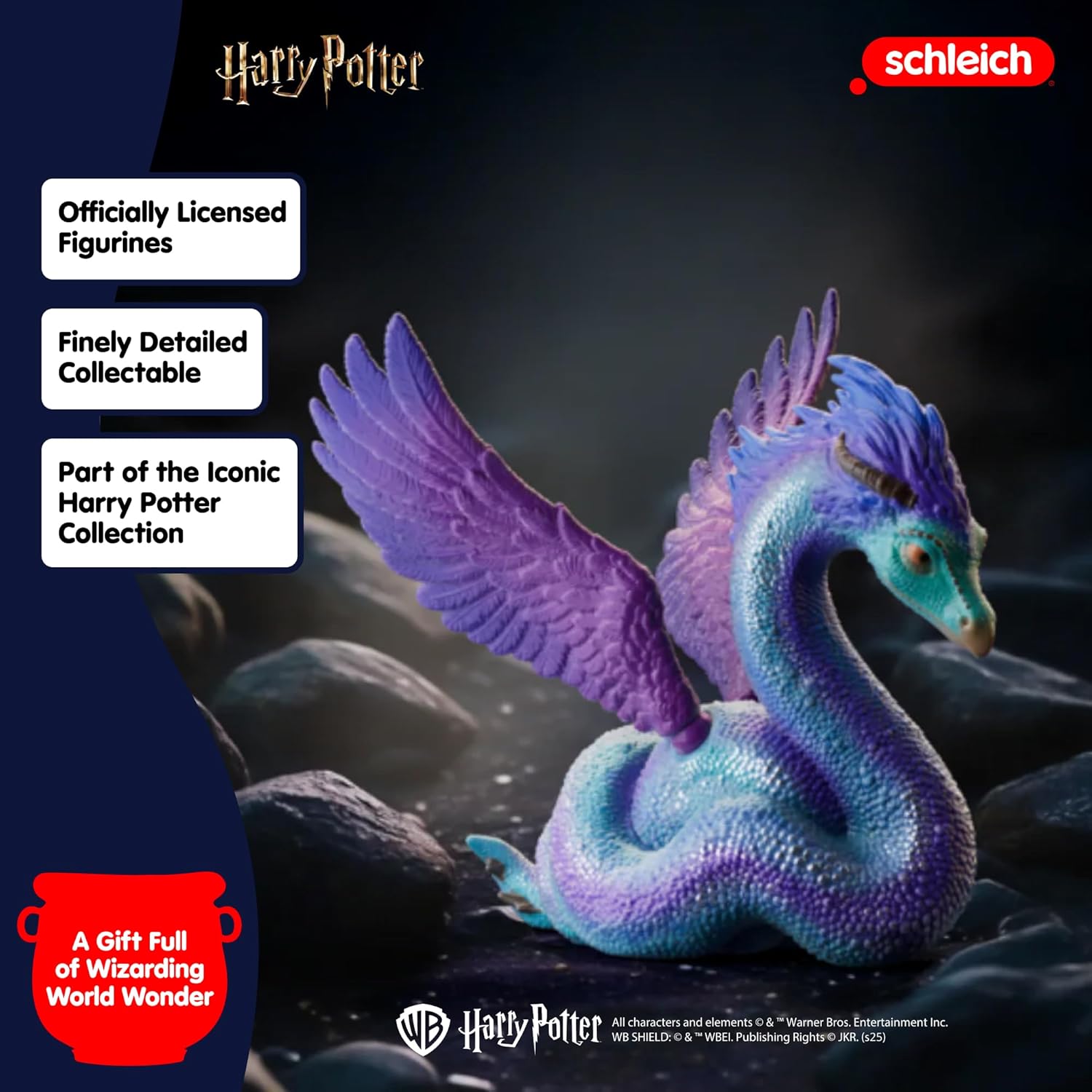 schleich Harry Potter Fantastic Beasts | Occamy 14903 | Spielfigur mit beweglichen Flügeln | Deko oder Sammelfigur | tolles Geschenk für Kinder & Sammler | Spielfigur ab 6 Jahren | 13 x 15 x 12 cm