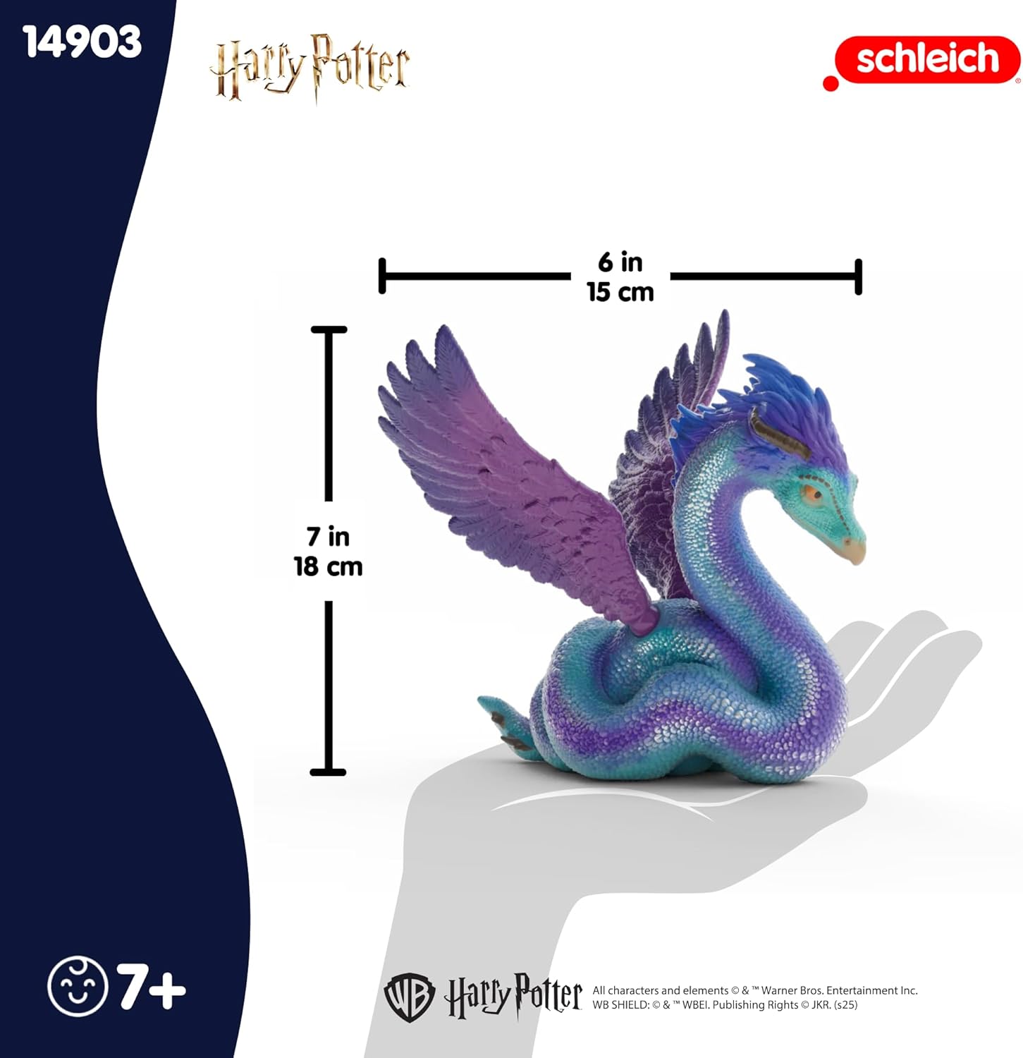 schleich Harry Potter Fantastic Beasts | Occamy 14903 | Spielfigur mit beweglichen Flügeln | Deko oder Sammelfigur | tolles Geschenk für Kinder & Sammler | Spielfigur ab 6 Jahren | 13 x 15 x 12 cm