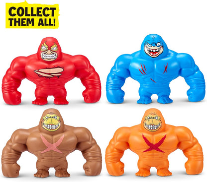 Smashers SLAM Heroes by ZURU, Gorilla (Orange) Stretchable Toy for Boys