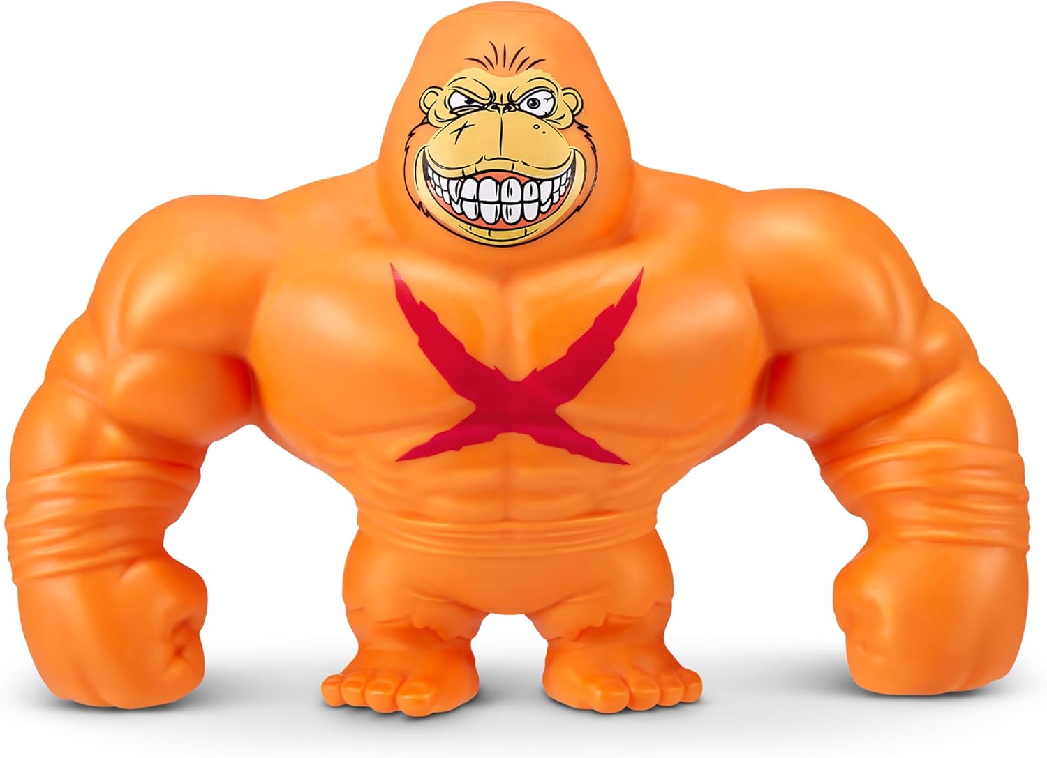 Smashers SLAM Heroes by ZURU, Gorilla (Orange) Stretchable Toy for Boys