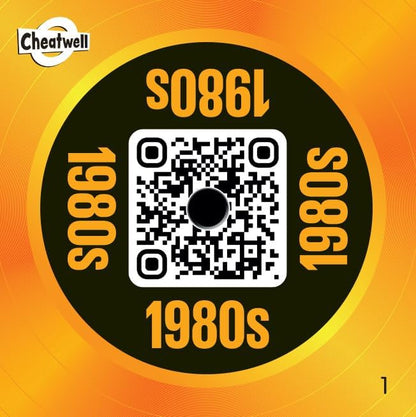 Cheatwell Games Spot The Intro Music Recognition Quiz Game - 1980's Edition - Ages 14+