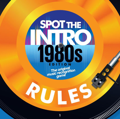 Cheatwell Games Spot The Intro Music Recognition Quiz Game - 1980's Edition - Ages 14+