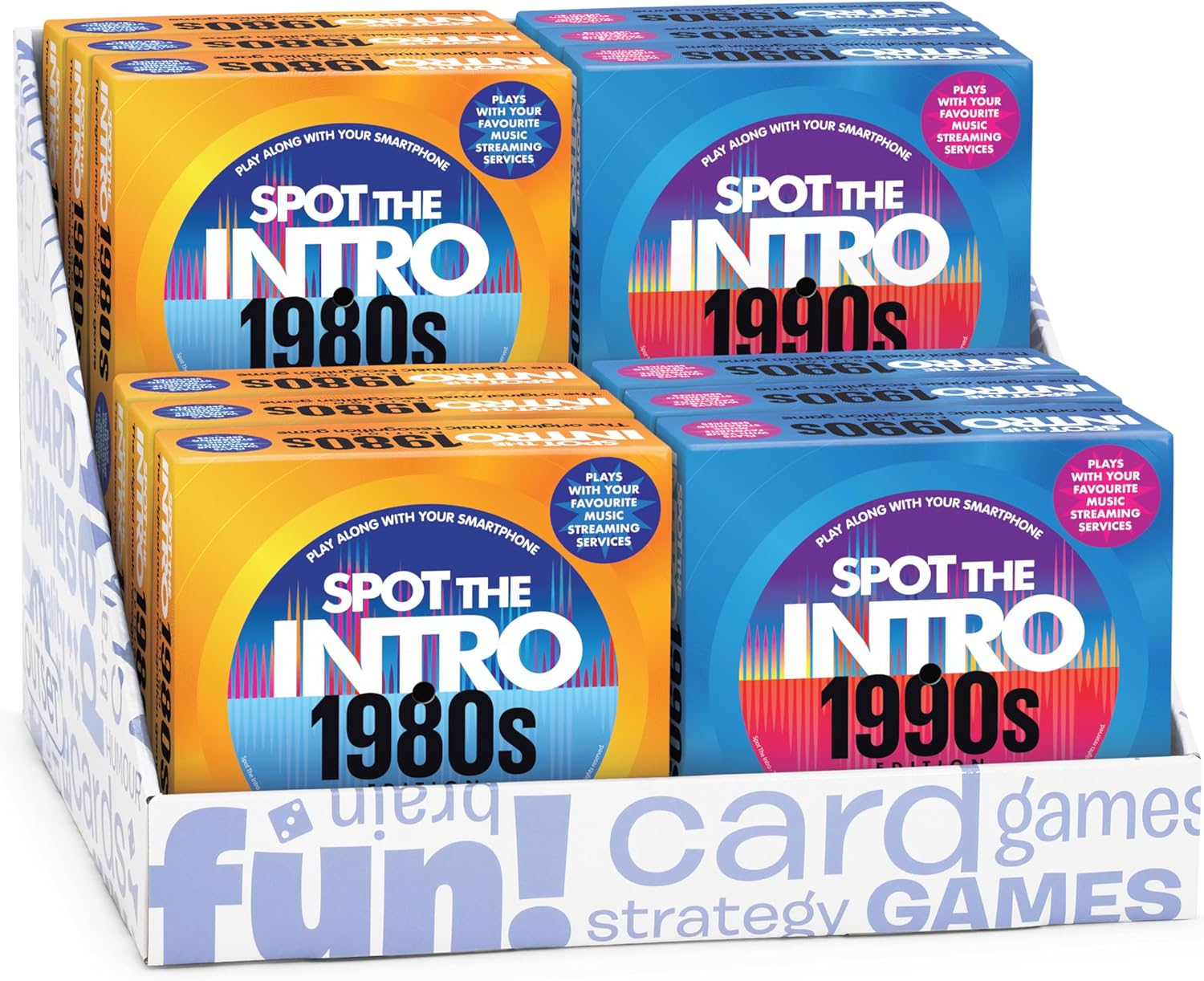 Cheatwell Games Spot the Intro - Music Recognition Quiz Game - 1990's Edition - Ages 14+