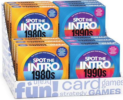 Cheatwell Games Spot the Intro - Music Recognition Quiz Game - 1990's Edition - Ages 14+