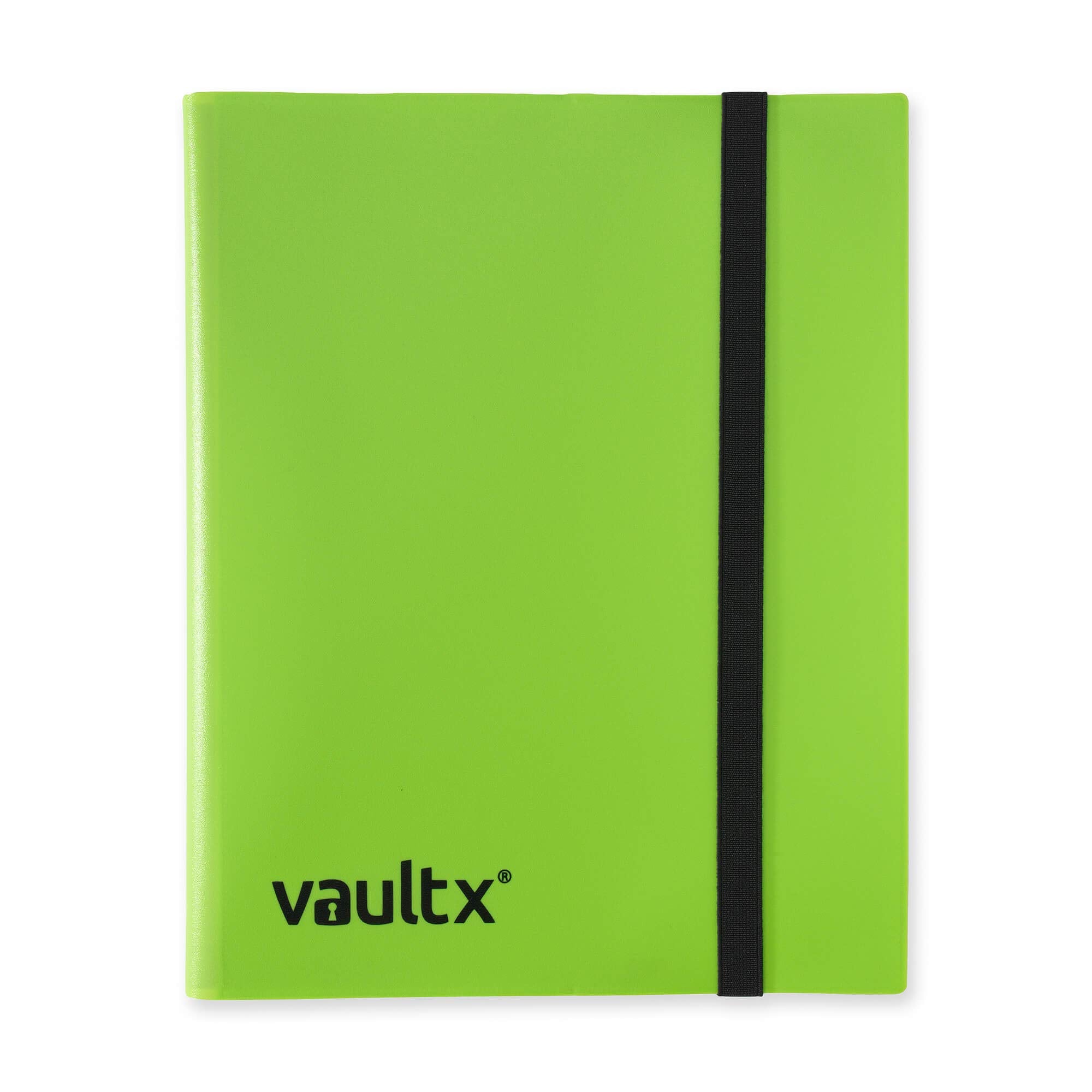 Vault X 9 Pocket Trading Card Strap Binder, 360 cards, Standard, 20 Side-Loading Pages, Folder for Collectible Card Games, Sports, TCG (Green