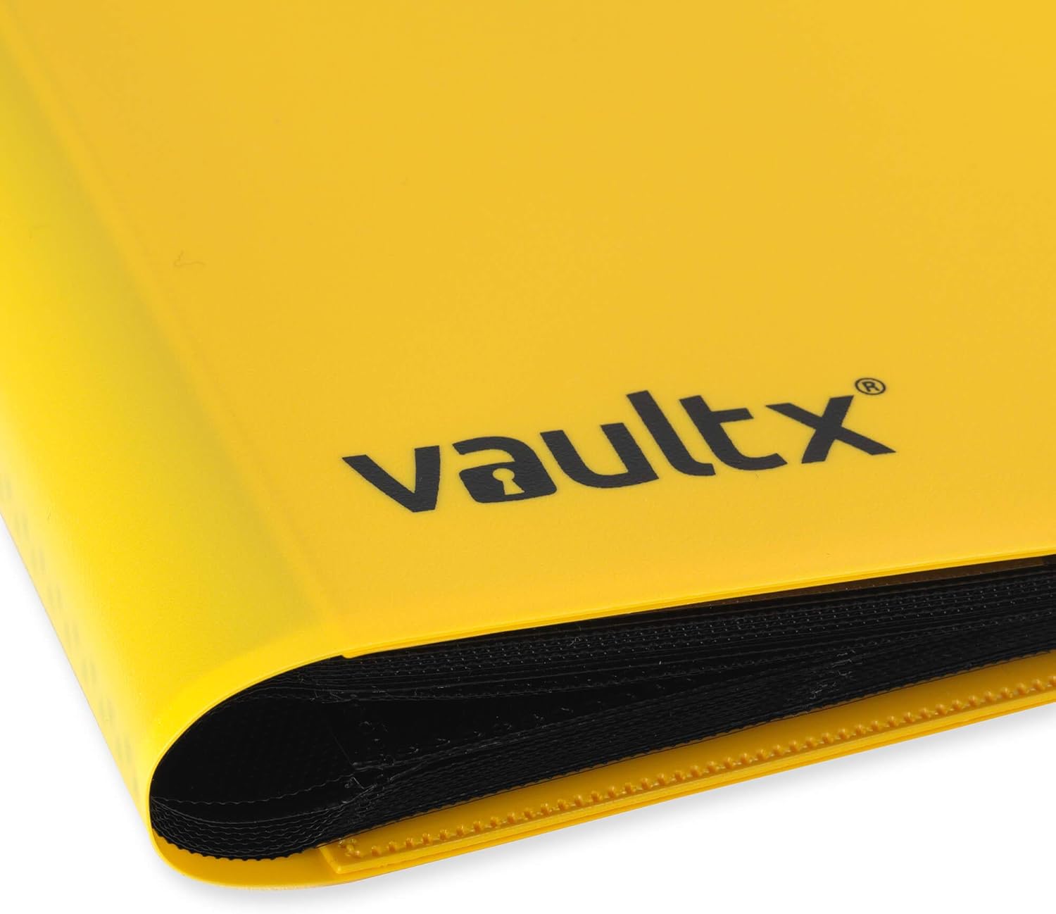 Vault X 9 Pocket Trading Card Strap Binder, 360 cards, Standard, 20 Side-Loading Pages, Folder for Collectible Card Games, Sports, TCG (Yellow