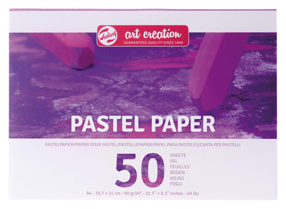 Talens Art Creation - Pastelpapier A4, 90 g/m², 50 vellen, FSC-mix, 21,1 x 29,7 x 0,9 cm