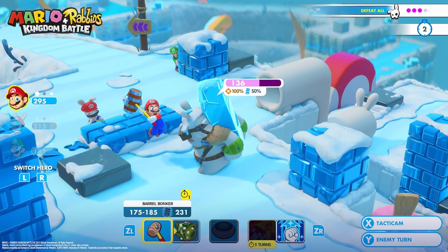 Mario + Rabbids Kingdom Battle / Mario + Rabbids Sparks of Hope (Switch) (Code in Box