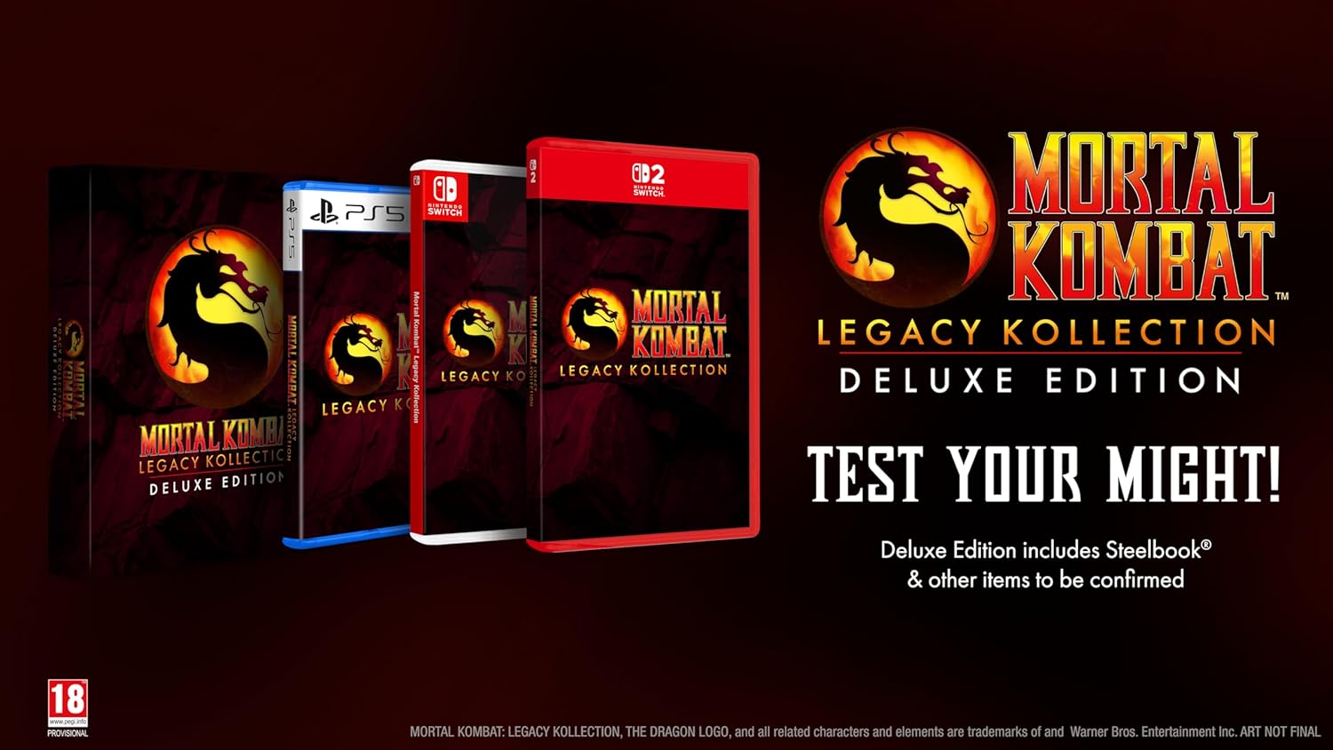 Mortal Kombat: Legacy Kollection - Deluxe Edition - Switch 2