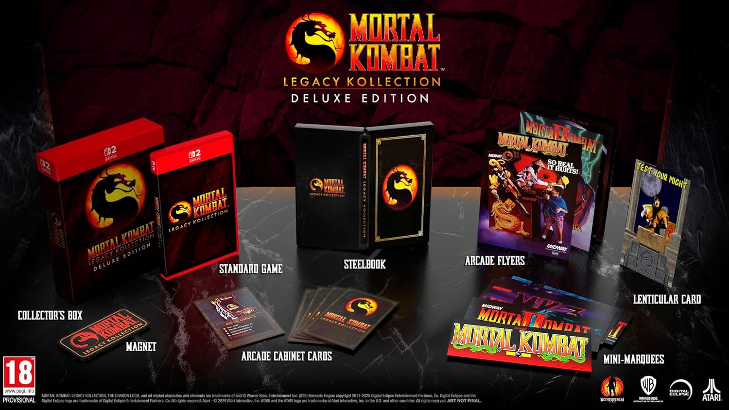 Mortal Kombat: Legacy Kollection - Deluxe Edition - Switch 2