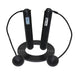 Urban Fitness Smart Skipping Rope with Digital LCD Screen Dual Hall Sensors Weighted Cordless Mode, Crossfit Jumping, Silicone Grip Adjustable 3m Cable