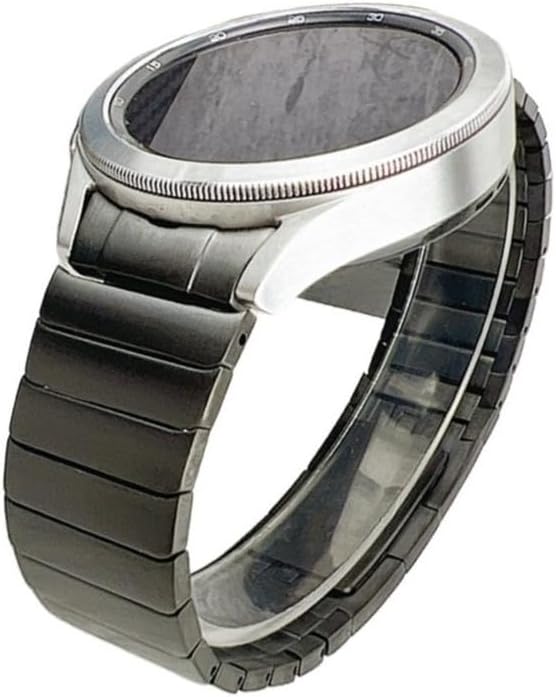 Crescent Moon Metal Stainless Steel Band Fit Samsung Galaxy Watch 6
