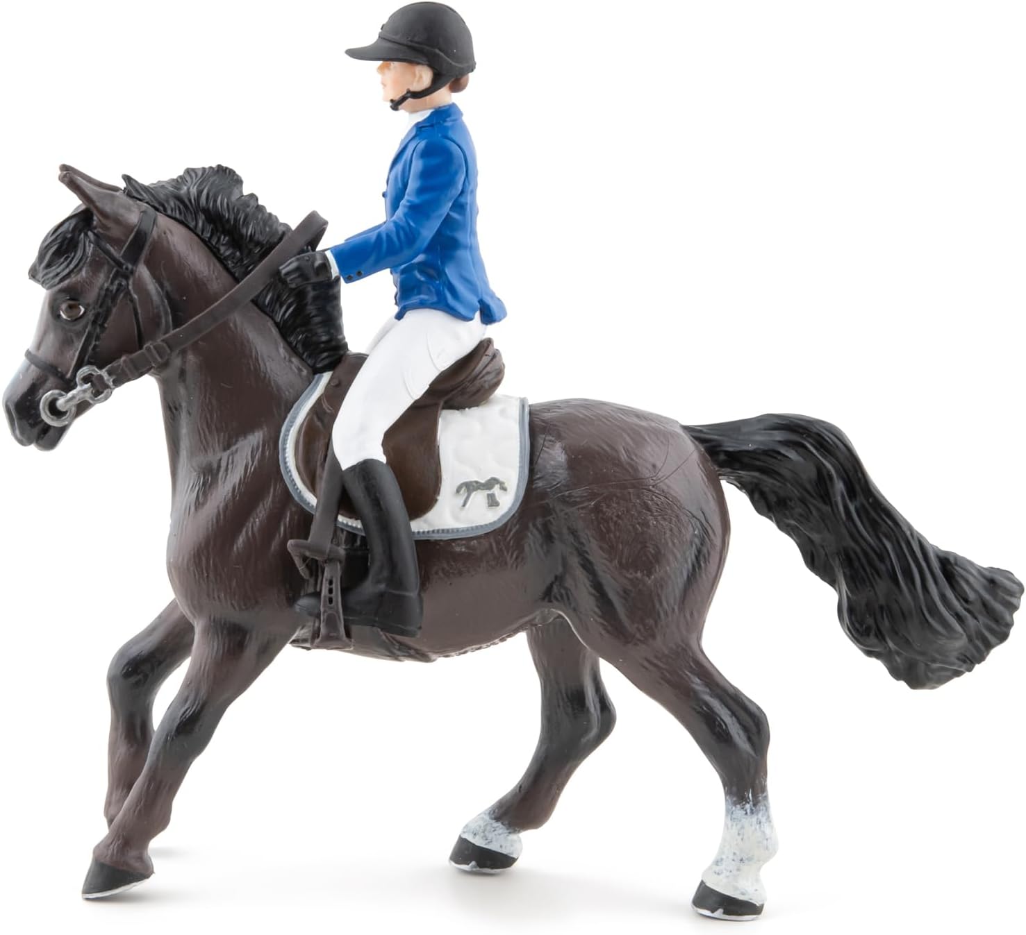 PAPO - Hand-Painted Figurine - Eden and Qimbaya - Equestrian World - Collectible - for Children - Boys and Girls - Ages 3 and Up