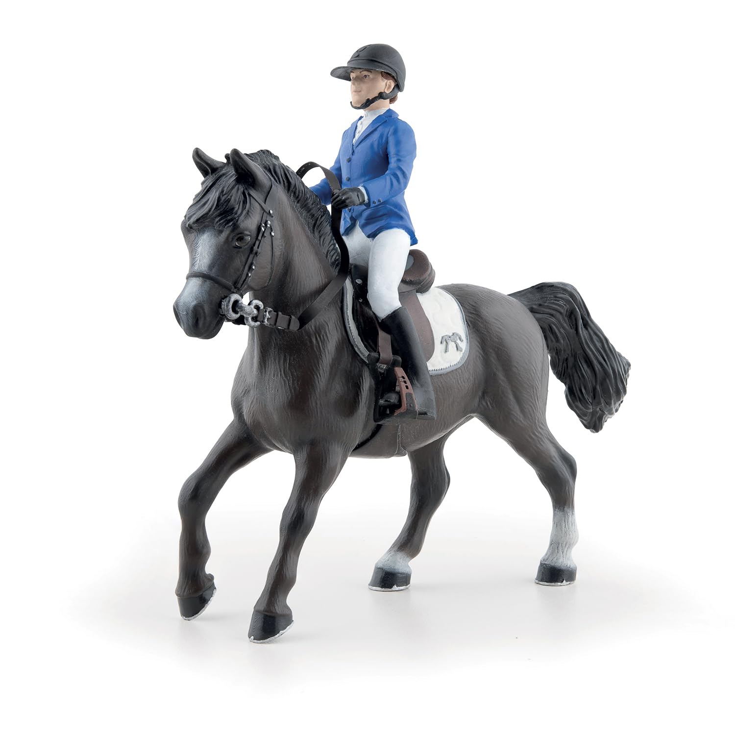 PAPO - Hand-Painted Figurine - Eden and Qimbaya - Equestrian World - Collectible - for Children - Boys and Girls - Ages 3 and Up