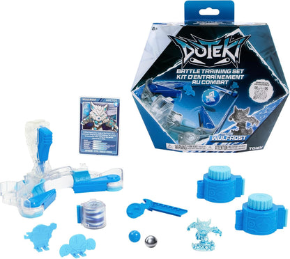 Doteki Battle Set Arctos, Multiplayer Action Game for Kids with High-Speed Battle Controller, 4 Elemental Factions, Collectable Champions, Health Key, Custom Arena, Ages 8+