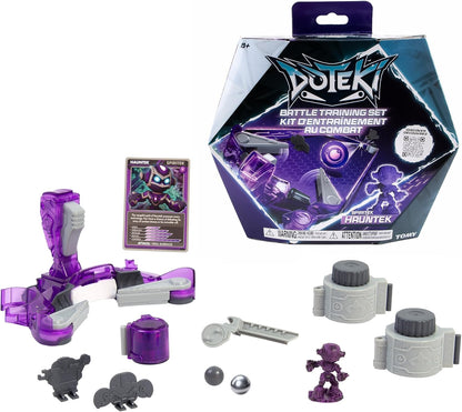 TOMY Doteki Battle Set Spiritek, Multiplayer Action Game for Kids with High-Speed Battle Controller, 4 Elemental Factions, Collectable Champions, Health Key, Custom Arena, Ages 8+