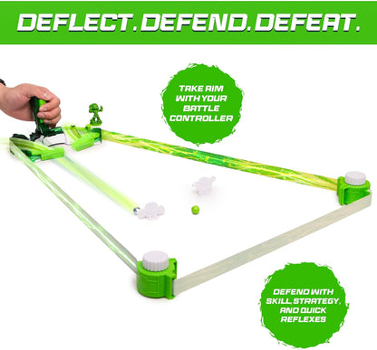 Doteki Battle Set Organika, Multiplayer Action Game for Kids with High-Speed Battle Controller, 4 Elemental Factions, Collectable Champions, Health Key, Custom Arena, Ages 8+