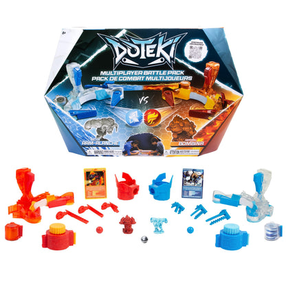 Heatoru & Arctos Champion Set, Multiplayer Battle Pack, Dynamic Arena Game for 2+ Players, Customizable Battles, Compatible with All Packs, Ages 8+