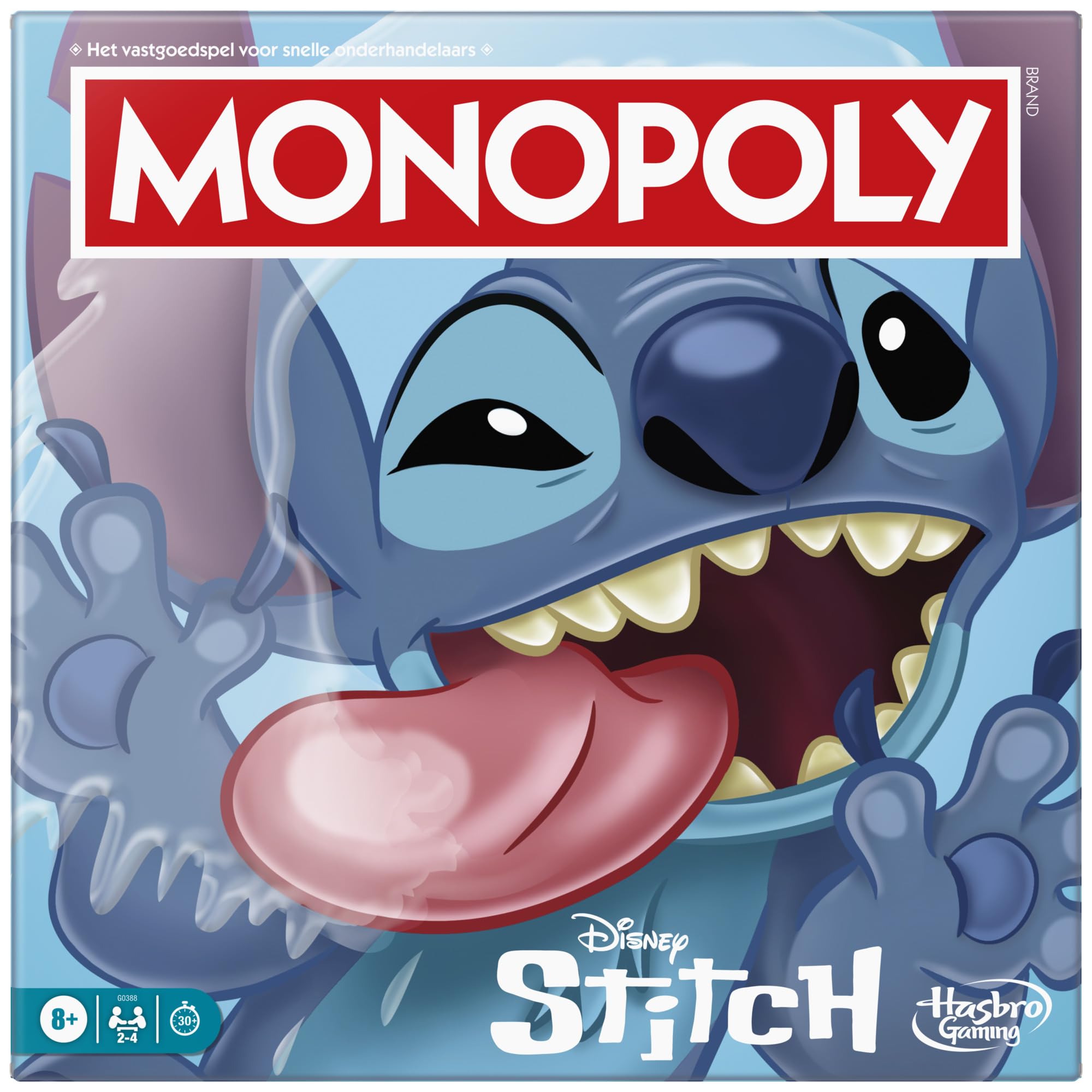 Monopoly Disney Stitch-editie, bordspel - Nederlandse versie