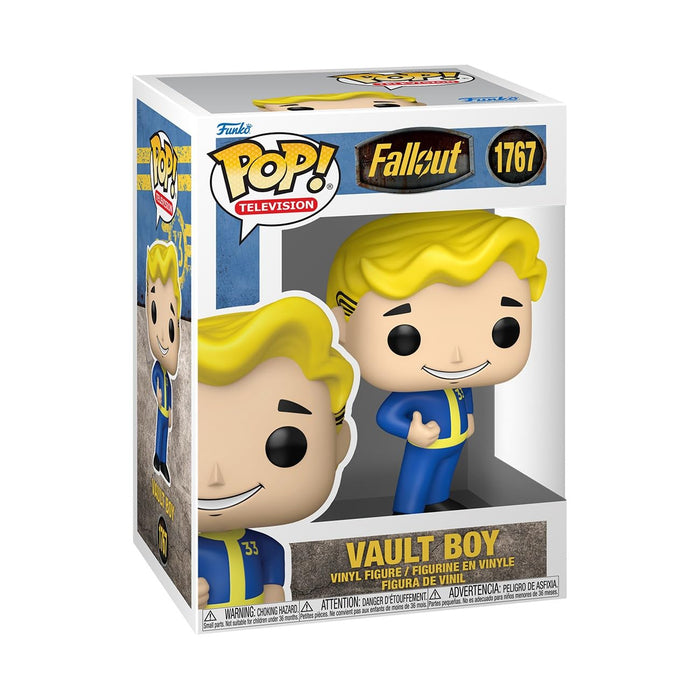 Funko Pop! TV: Fallout – Vault Boy - 1 Chance sur 6 D'avoir Une Variante Rare ChaseASE - Fallout (TV) - Figurine en Vinyle à Collectionner - TV Fans