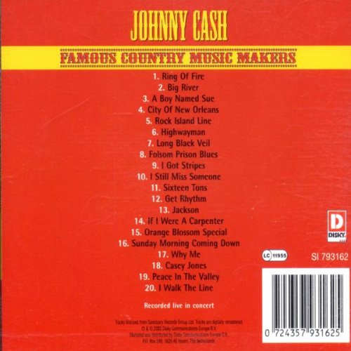 Johnny Cash - Famous Country Music Makers