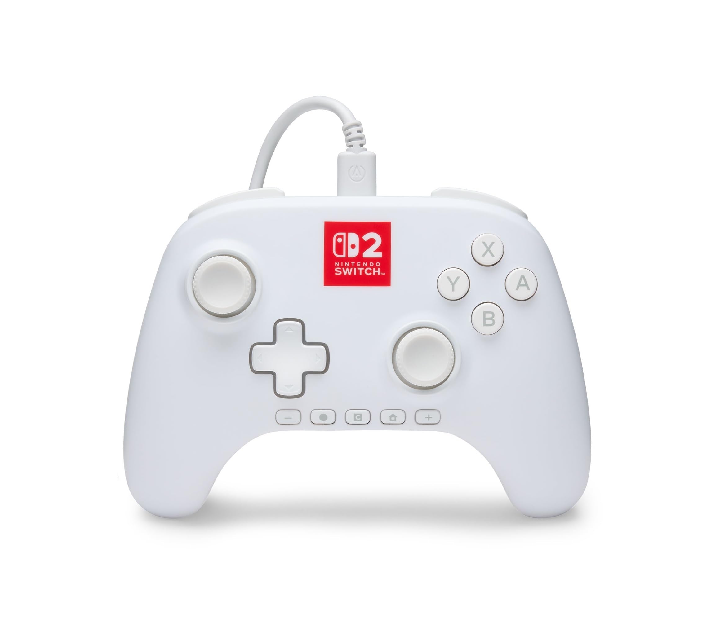 Powera Advantage Wired Controller For Nintendo Switch 2 With Lumectra - White