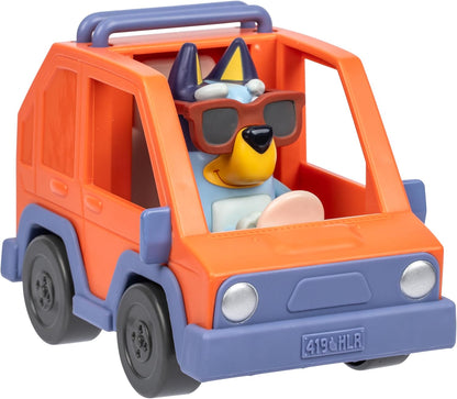 BlueY Auf geht die Fahrt Freunden im tollen kleinen Fahrzeug: Fahre Familienwagen, eine 6–7,6 cm große Figur mit beweglichen Gelenken passt in Dieses Fahrzeug