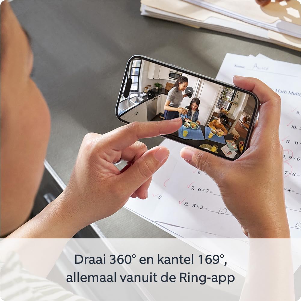 Ring - Pan-Tilt Indoor Cam, White