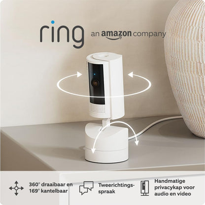Ring - Pan-Tilt Indoor Cam, White
