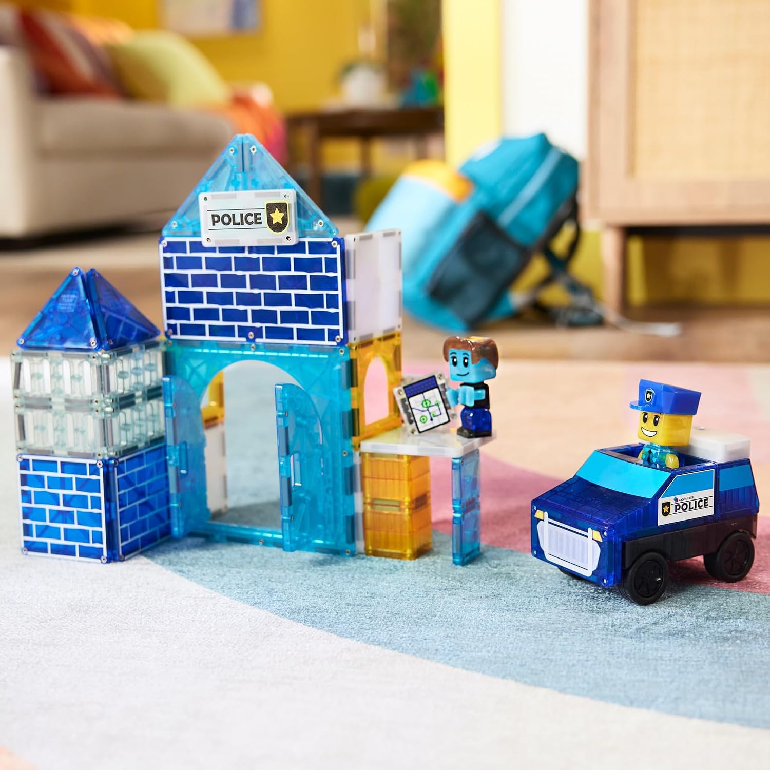 Magna-tiles - Police Station 36 Pcs (90352)