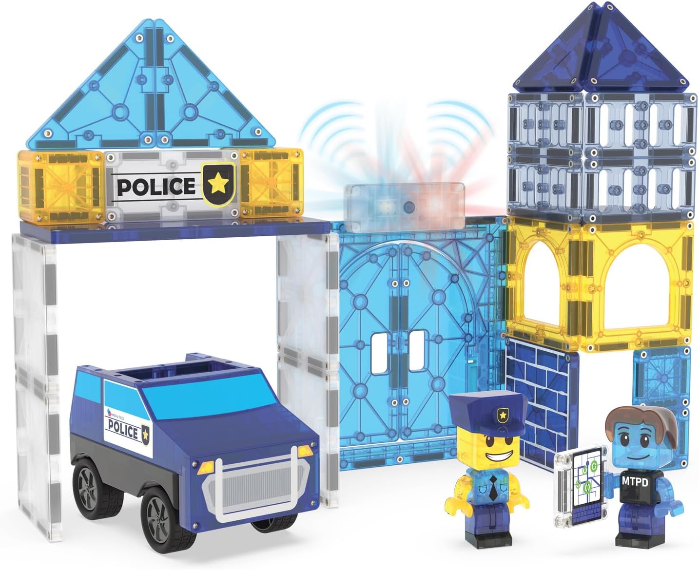 Magna-tiles - Police Station 36 Pcs (90352)