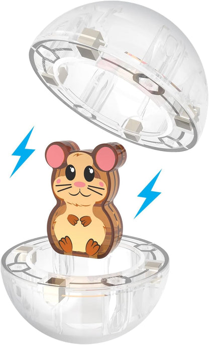 MAGNA-TILES® Hamster Ball 13-Piece Magnetic Construction Set, The Original Magnetic Building Brand