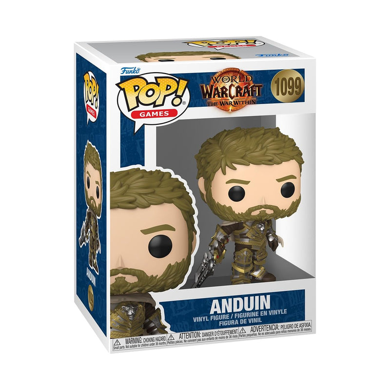 Funko Pop! Games: World of Warcraft - Anduin Wrynn - (WW) - Vinyl-Sammelfigur - Geschenkidee - Offizielle Handelswaren - Spielzeug Für Kinder und Erwachsene - Video Games Fans