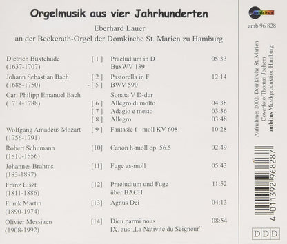 Orgelmusik aus 4 Jahrhunderten