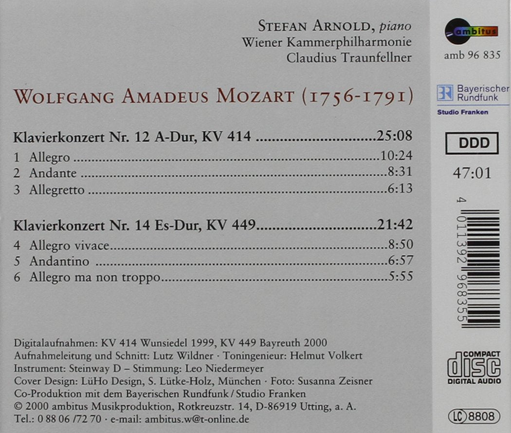 Mozart:Klavierkonzerte 12+14