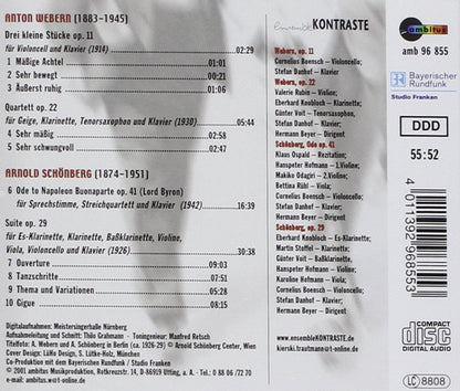 Werbern/Schönberg:Kammermusik