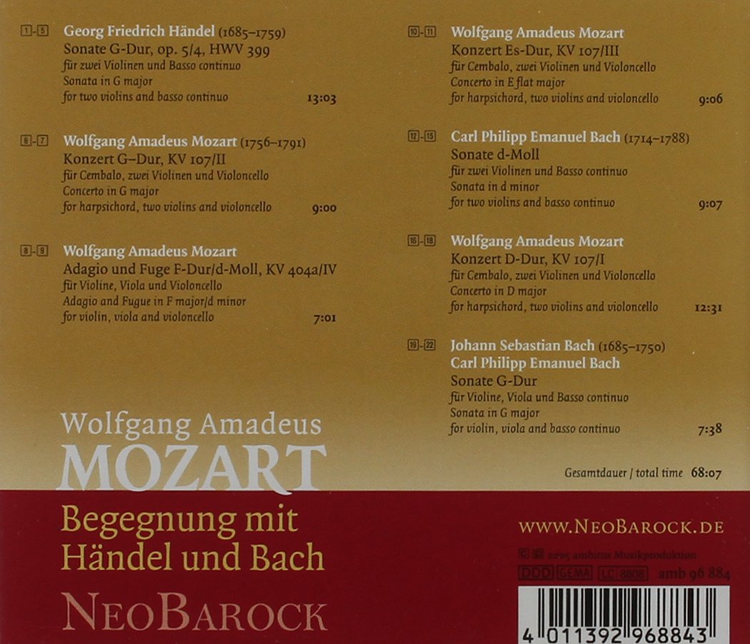 Begegnung mit Händel+Bach