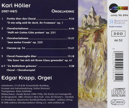 Höller:Orgelwerke Vol.1