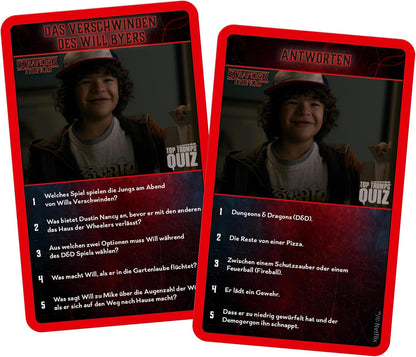 Stranger Things Kartenspiel Top Trumps Quiz *Deuts
