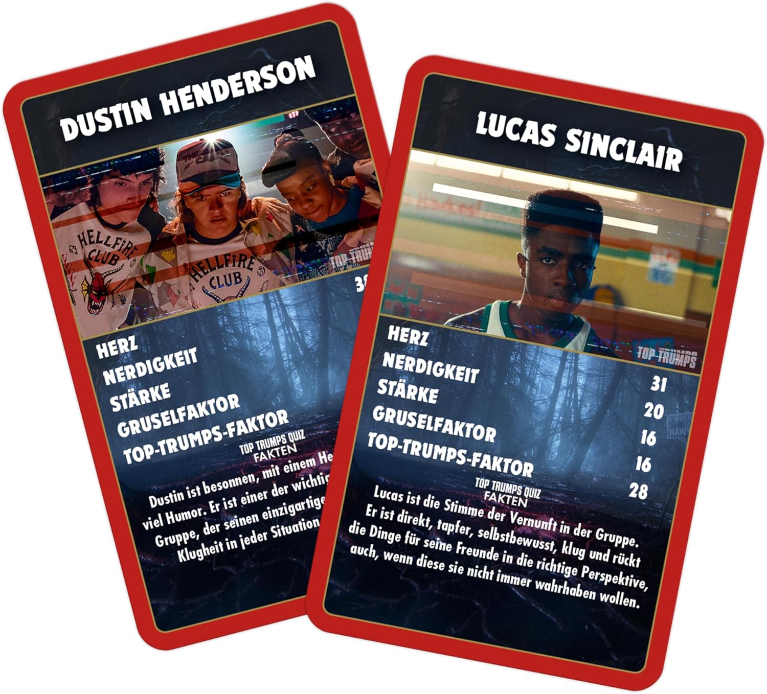 Stranger Things Kartenspiel Top Trumps Collectable