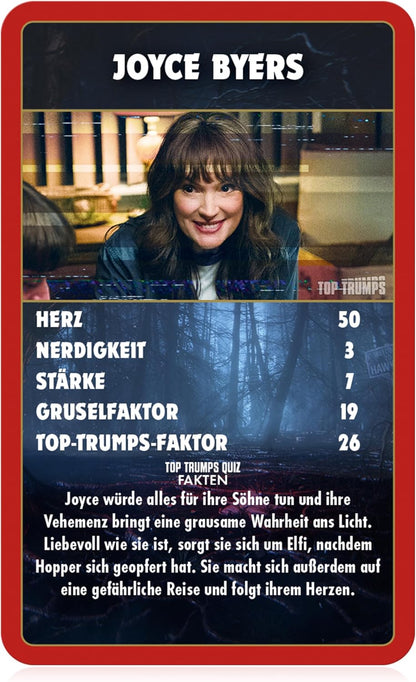 Stranger Things Kartenspiel Top Trumps Collectable