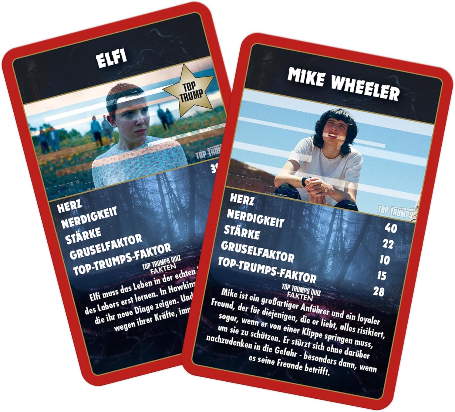 Stranger Things Kartenspiel Top Trumps Collectable