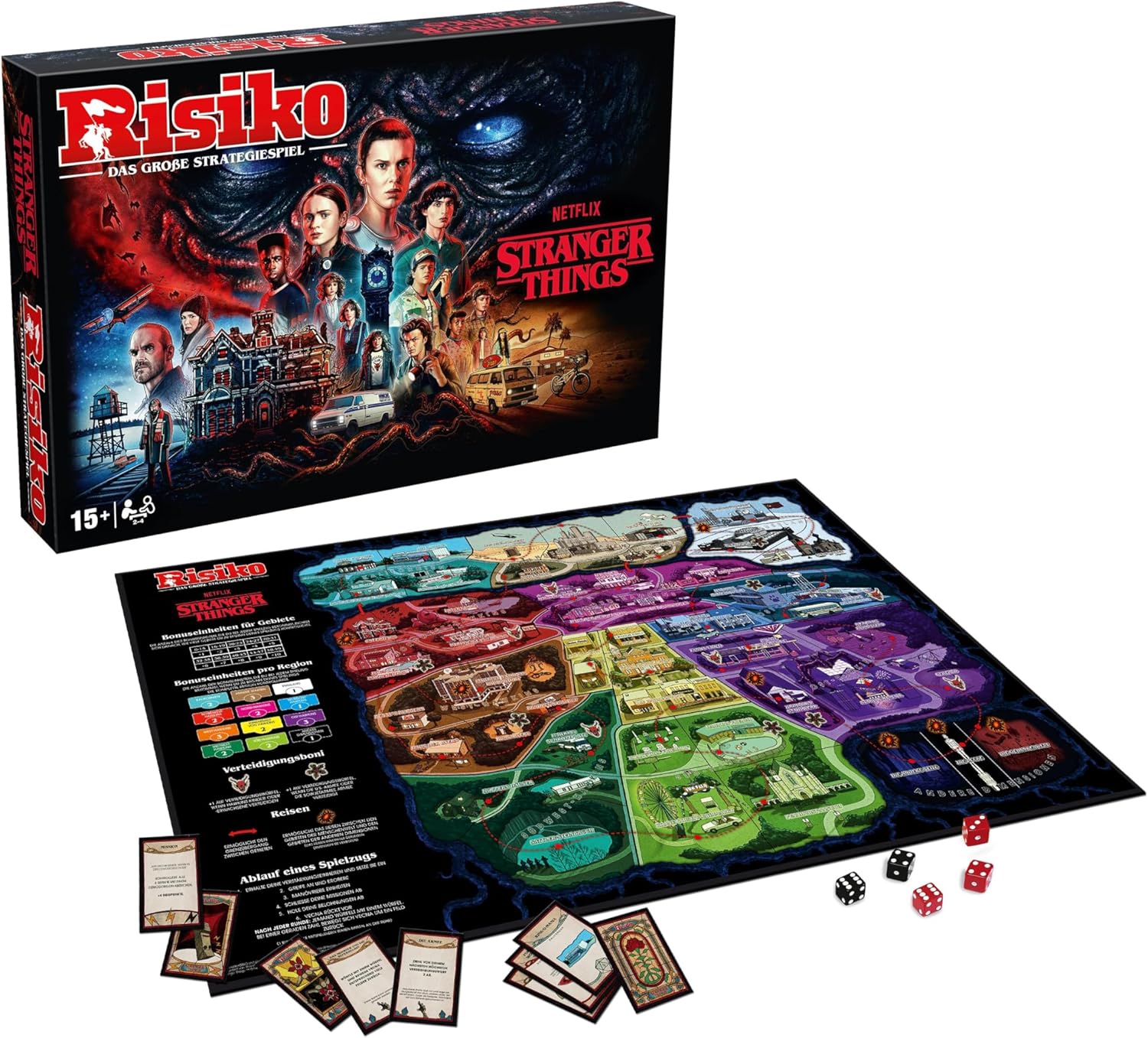 Stranger Things Board Game Risk *German Version*