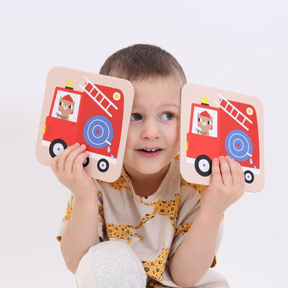 Banana Panda Suuuper Size Memory Game Vehicles 49111, educatieve toewijzingsactiviteit voor kinderen vanaf 2 jaar en ouder
